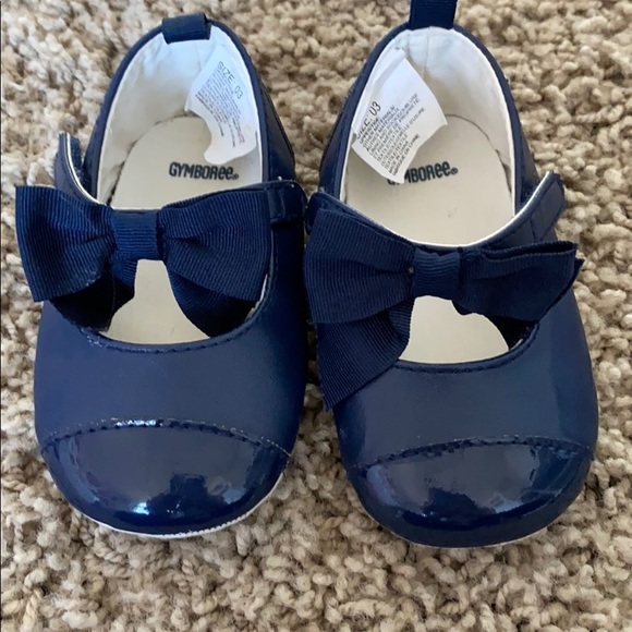 navy blue baby shoes